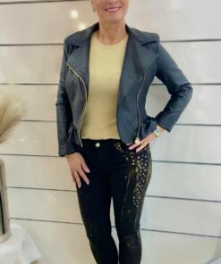 Alternative view of Glitzershirt in Gold von Rinascimento