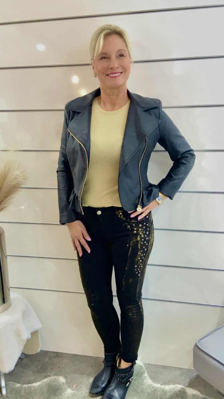 Glitzershirt in Gold von Rinascimento