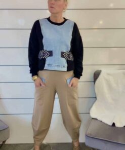 Alternative view of Joggpants mit Denim - Details