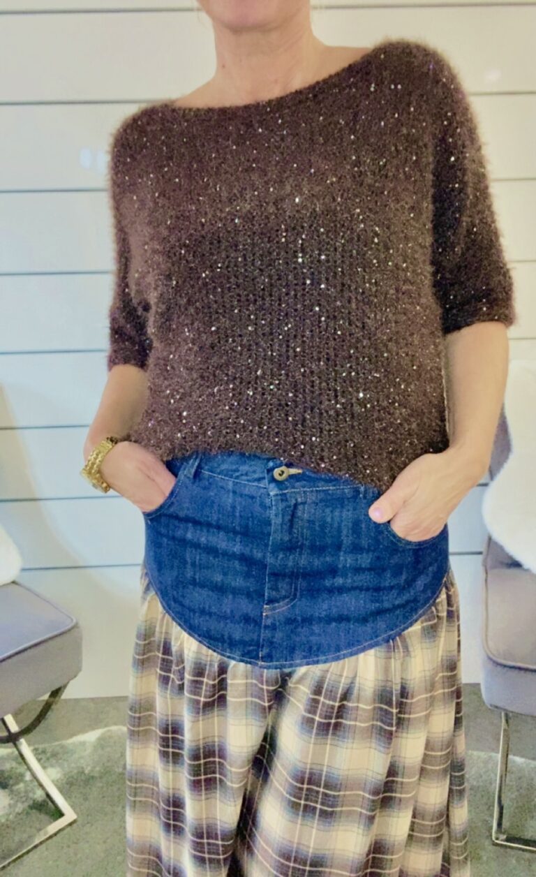 Maxirock – Denim Bund