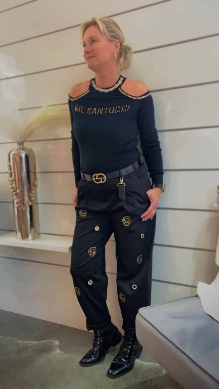 Pullover Gil Santucci mit Schulter – Cuts