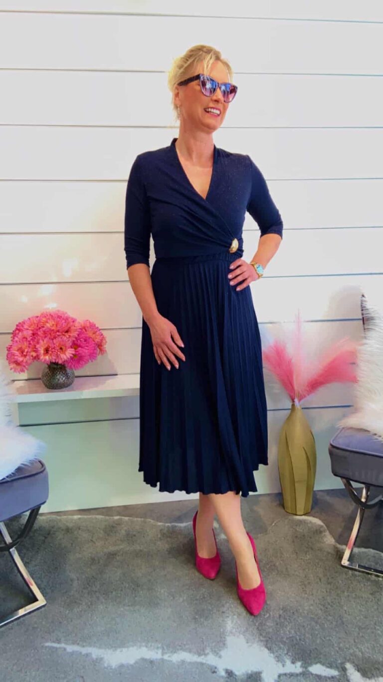 Kleid Blue Rinascimento