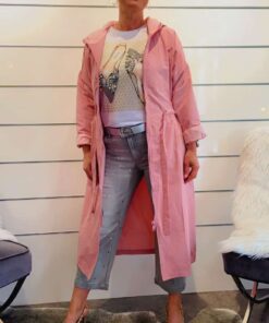 Alternative view of Trenchcoat in Rose