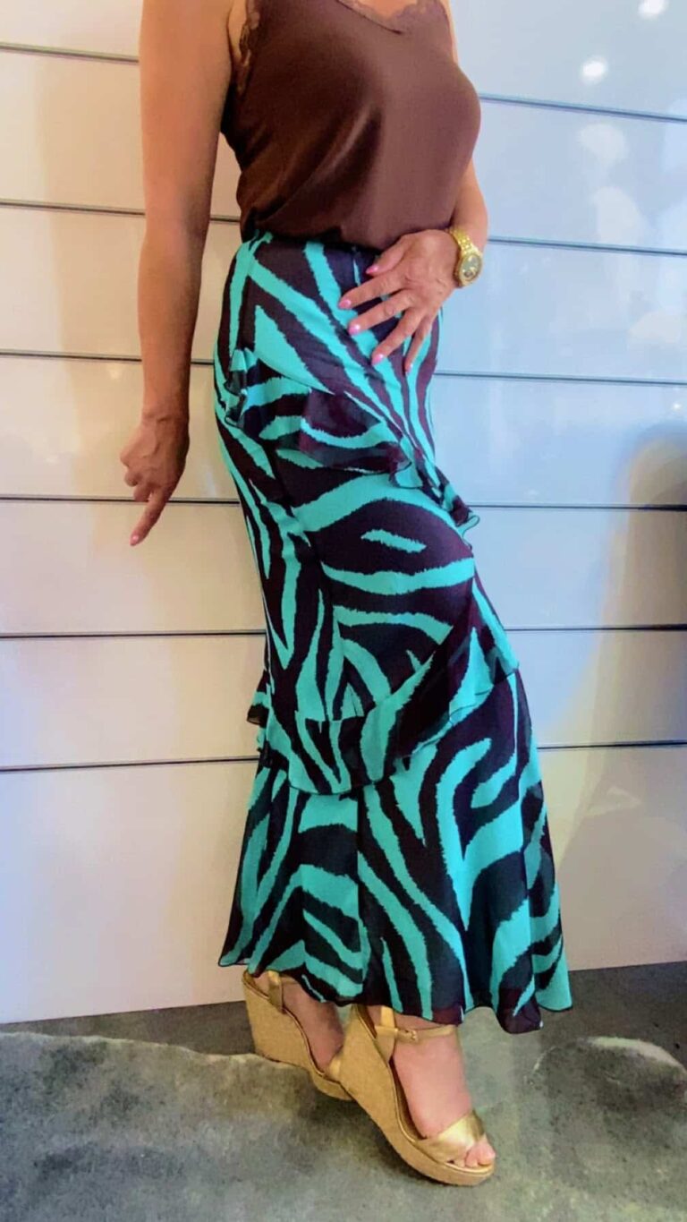 Rock mit Animalprint