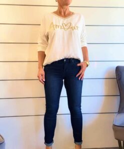 Alternative view of Jeans Skinny Red Button