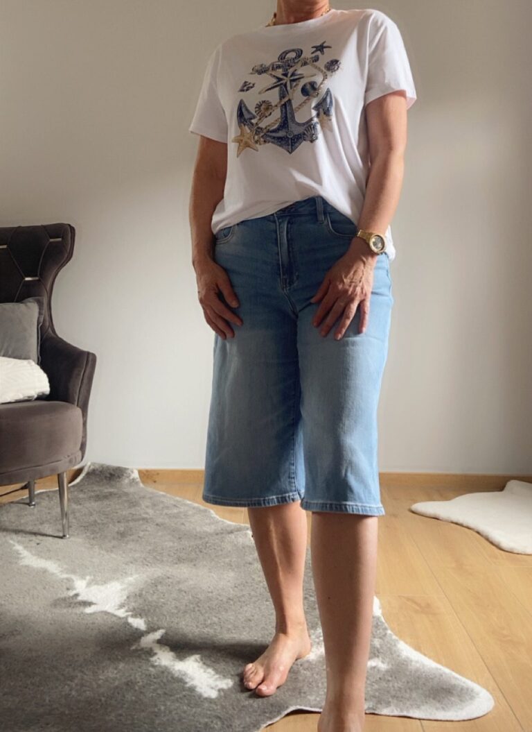 Shirt Anker, Schuhe-Glitzer